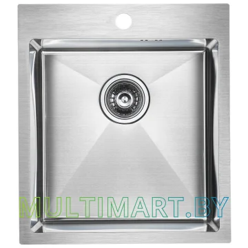 Кухонная мойка Paulmark Favor PM214551-BS (нержавеющая сталь)